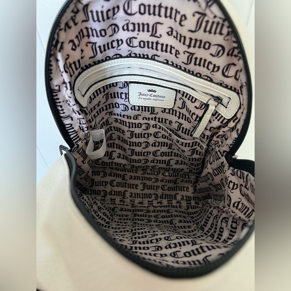 Juicy Couture white Backpack with Red Lettering main image 8